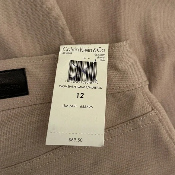 Calvin Klein Women’s Beige Pants Size 12 NWT - Picture 11 of 14